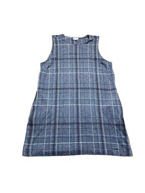 J.Jill Ponte Sleeveless Gray Plaid Dress XL